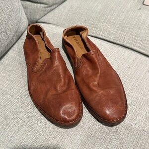 Trask women’s brown leather loafers, greatcondition, 7.5